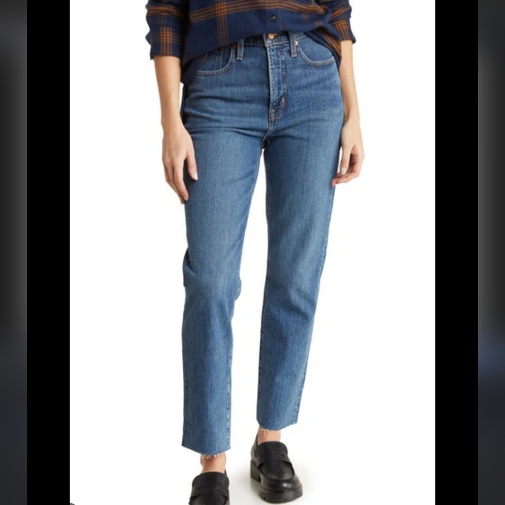MADEWELL‎ The Perfect Vintage Jeans In Alstyne Wash Cropped Womens Size 28
